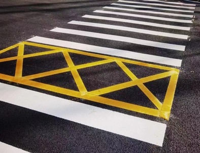 天水天水园区交通标线施工